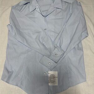 Tailored Light Blue Women’s Button-Down Shirt